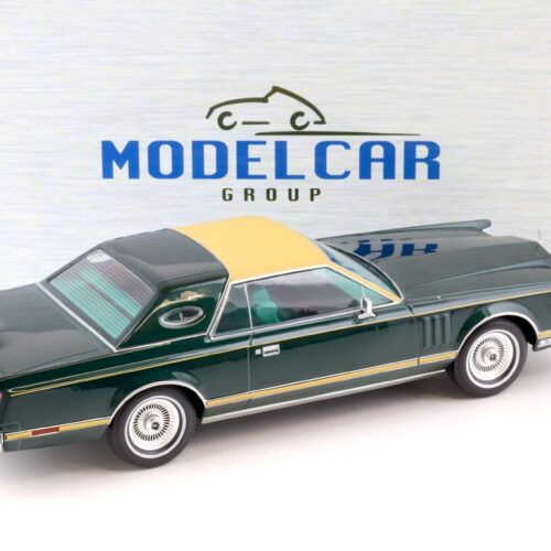 1:18 MCG Lincoln Continental Mark V 1978 dark green metallic/ beige