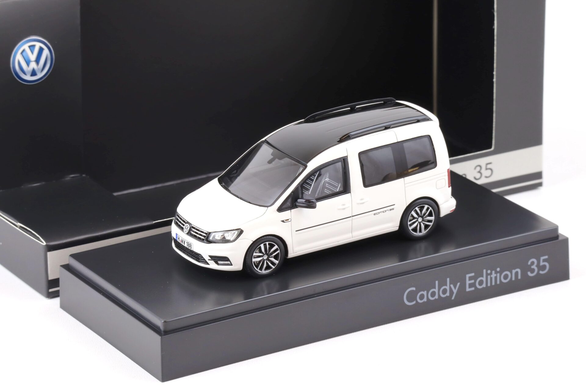 1:43 Spark VW Caddy Edition 35 Van white DEALER VERSION