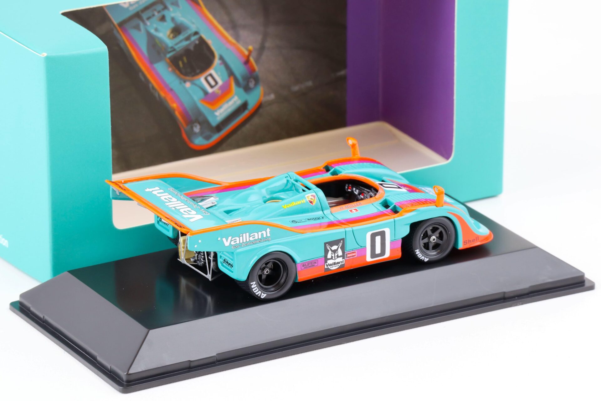1:43 Spark Porsche 917/30 Spyder Winner Interserie 1975 Müller #0 Vaillant WAP DEALER