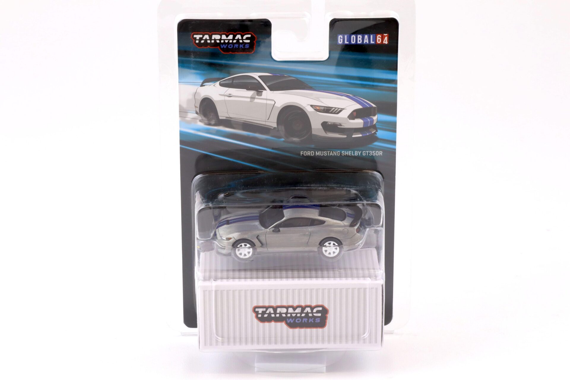 1:64 Tarmac Works Ford Mustang Shelby GT350R Coupe metal CHASE CAR