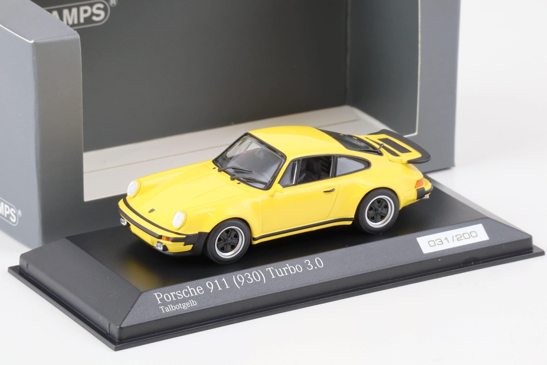 ID 75162 orig.jpg 1:43 Minichamps Porsche 911 (930) Turbo 3.0 Coupe Talbot yellow - CA04316031