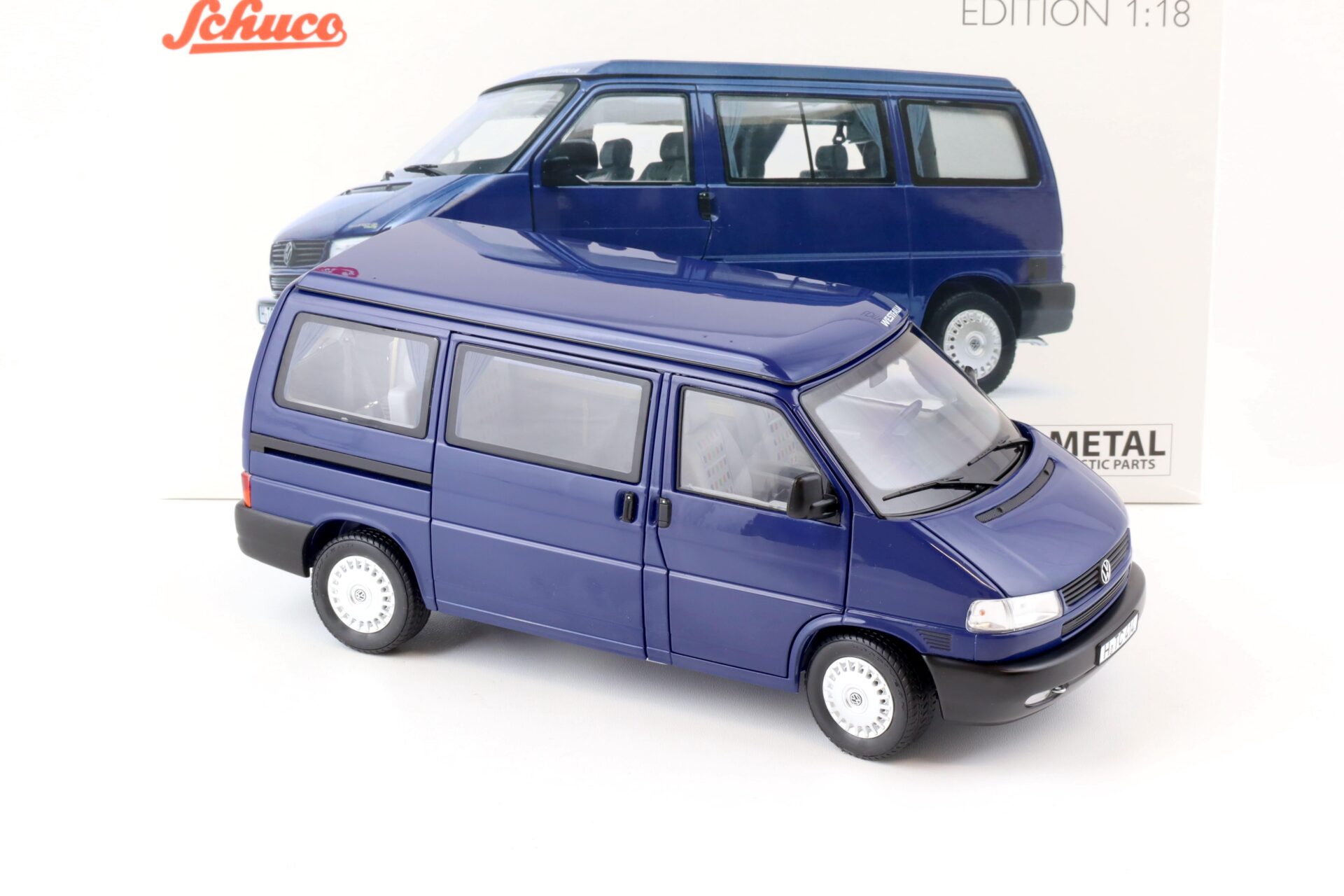 1:18 Schuco VW T4b California Coach Westfalia Camper Bus Indien blue 450042100