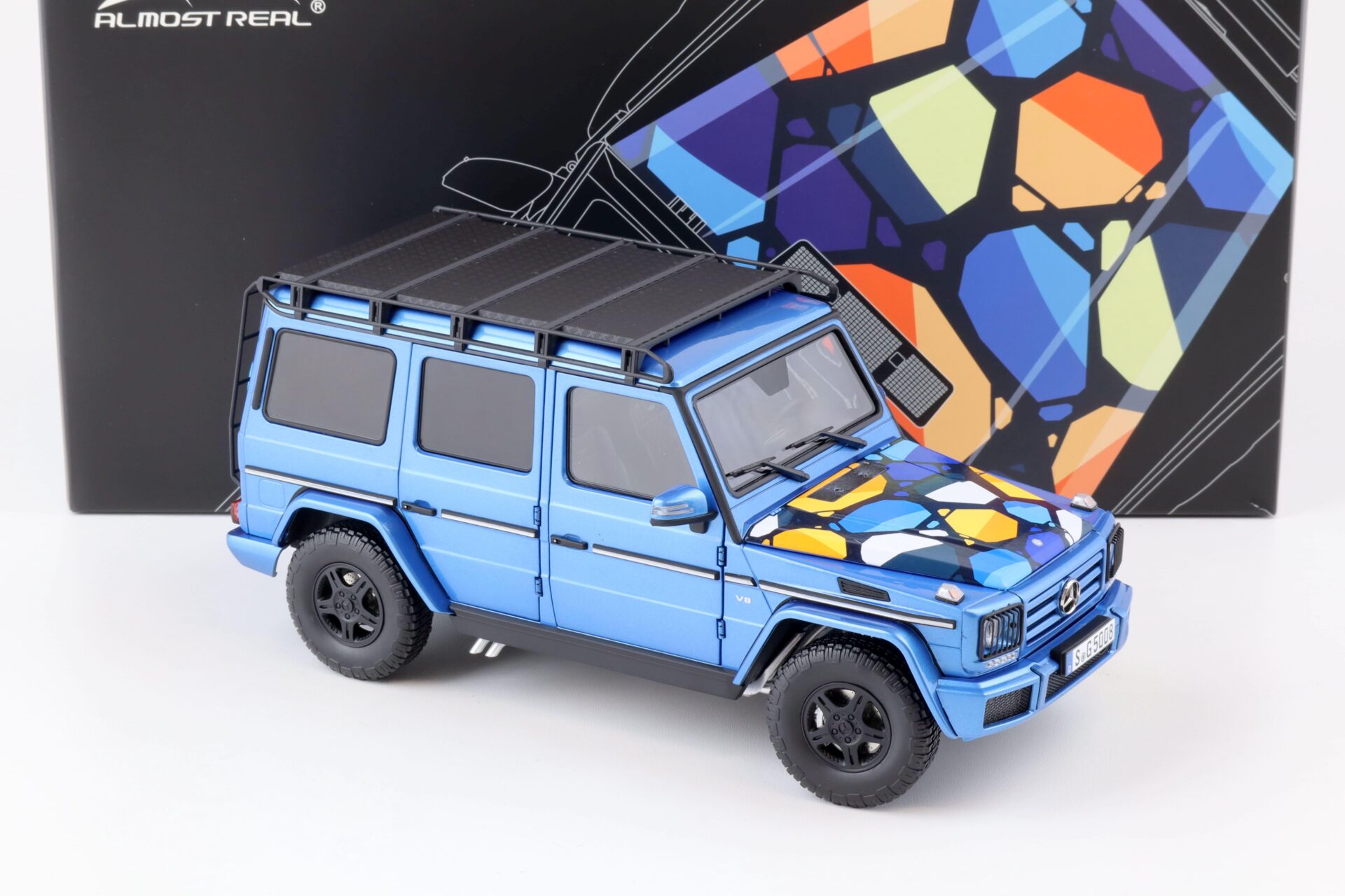 1:18 Almost Real Mercedes G-Klasse #Gventure300k blue metallic