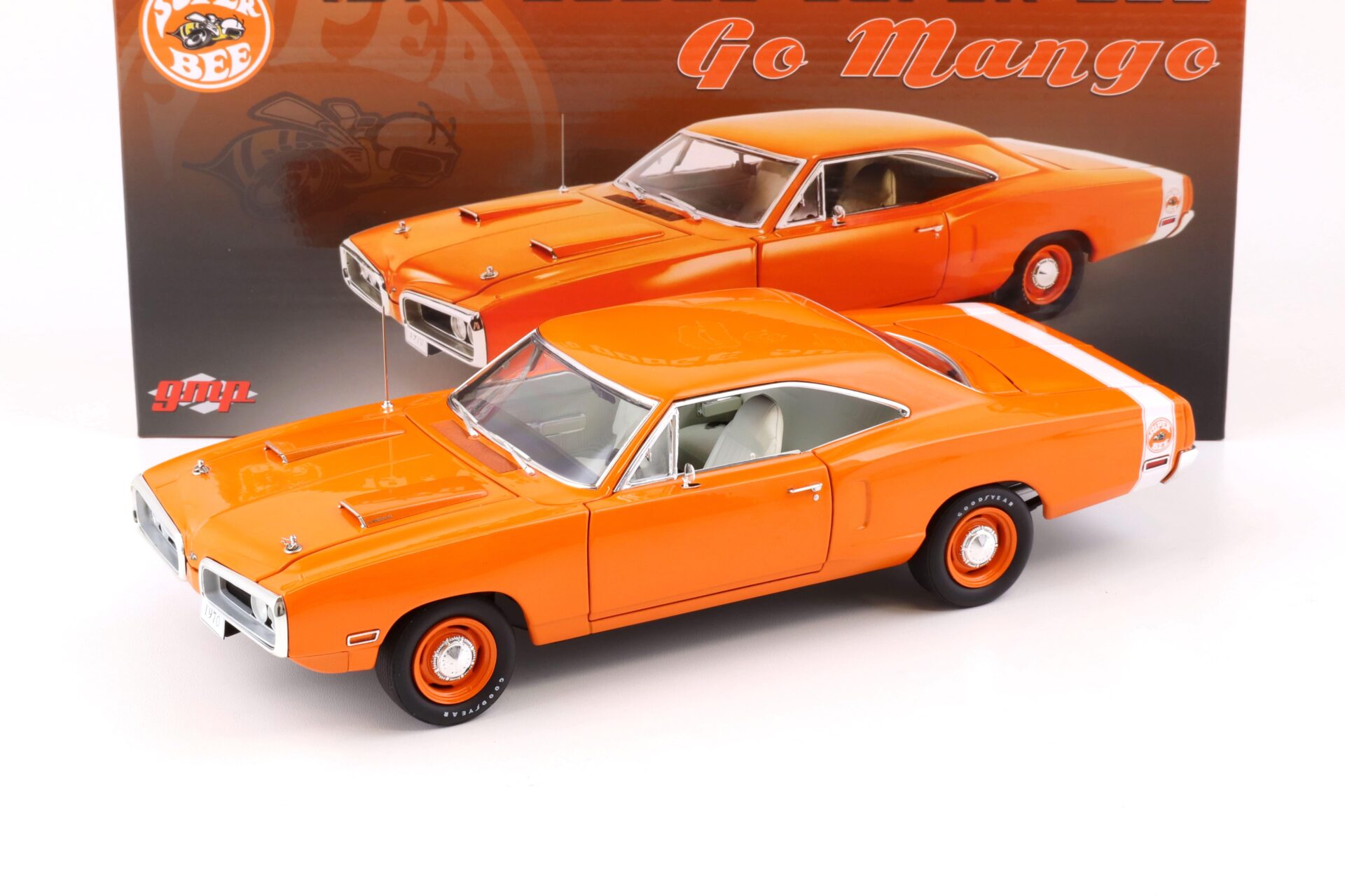 ID 75436 orig.jpg 1:18 GMP 1970 Dodge Coronet Super Bee Go Mango orange 18956