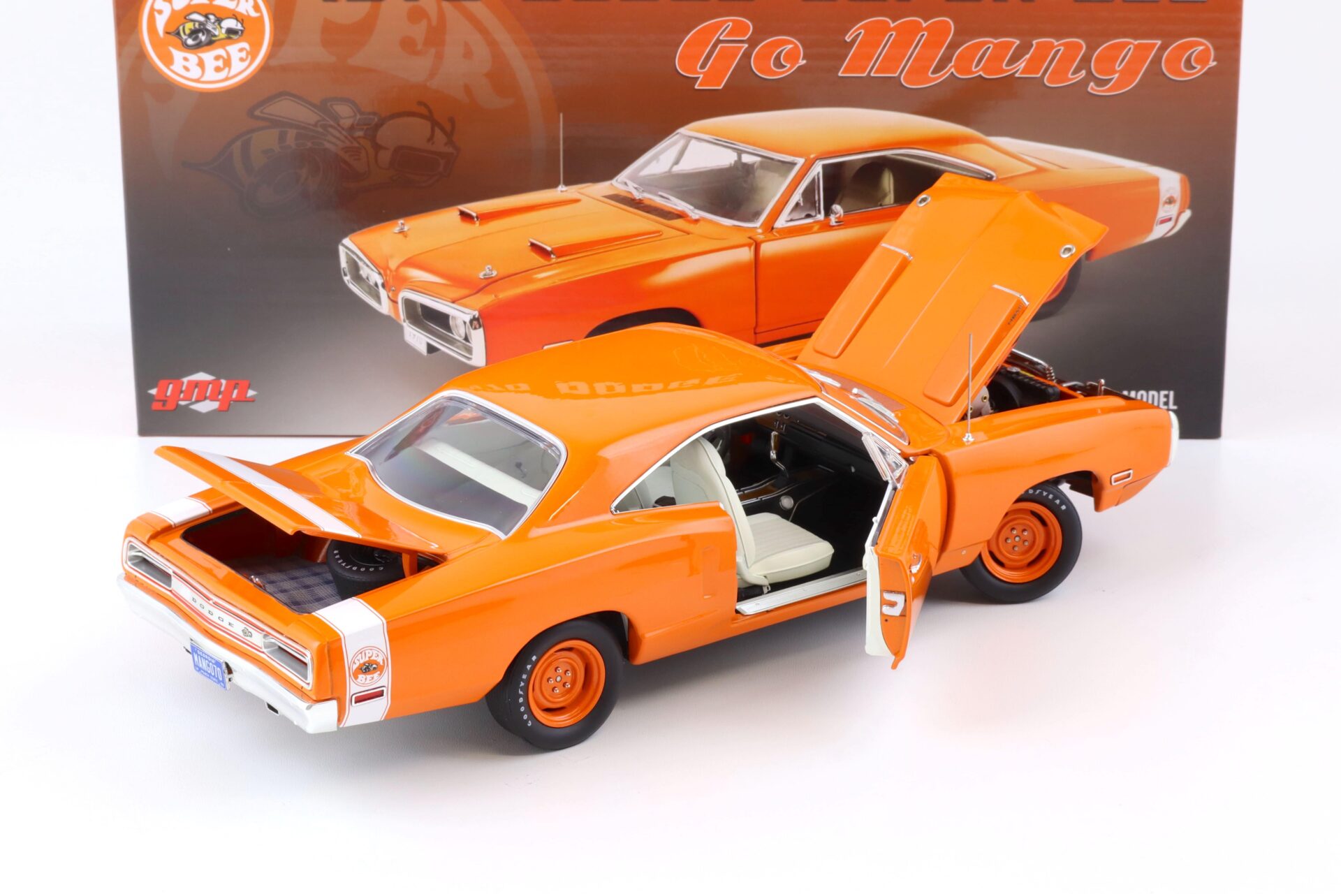 1:18 GMP 1970 Dodge Coronet Super Bee Go Mango orange 18956