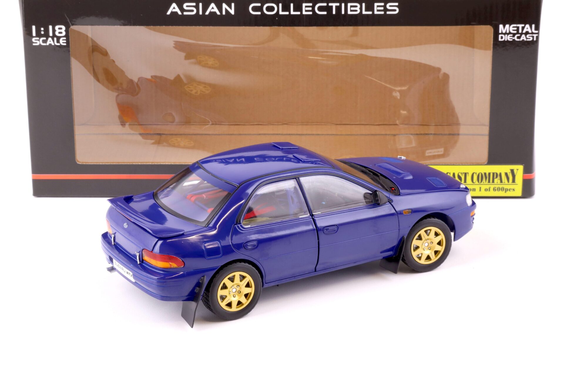 1:18 Sun Star 1996 Subaru Impreza STI WRX Street Car blue