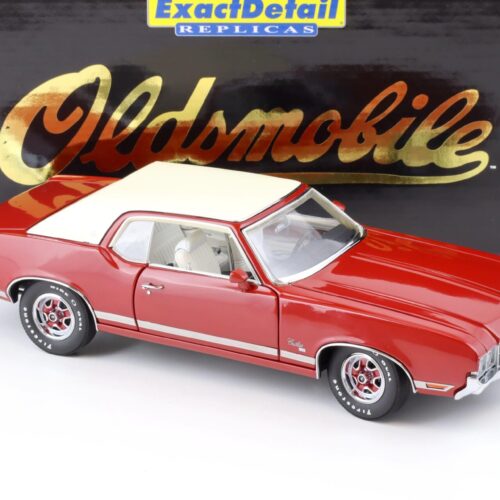 1:18 Exact Detail 1971 Oldsmobile Cutlass Supreme SX Coupe Matador red