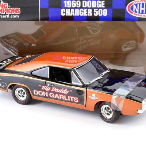 1:18 ERTL 1969 Dodge Charger 500 Don Garlits BIG DADDY NHRA orange/ black