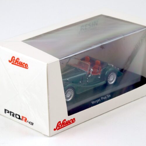 1:43 Schuco PRO.R43 Spark Morgan Plus Six open Top green metallic