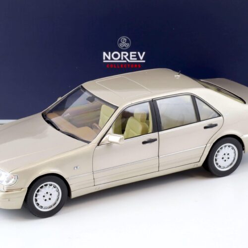 1:18 Norev Mercedes S-Klasse S600 W140 Limousine 1997 Smoke silver metallic