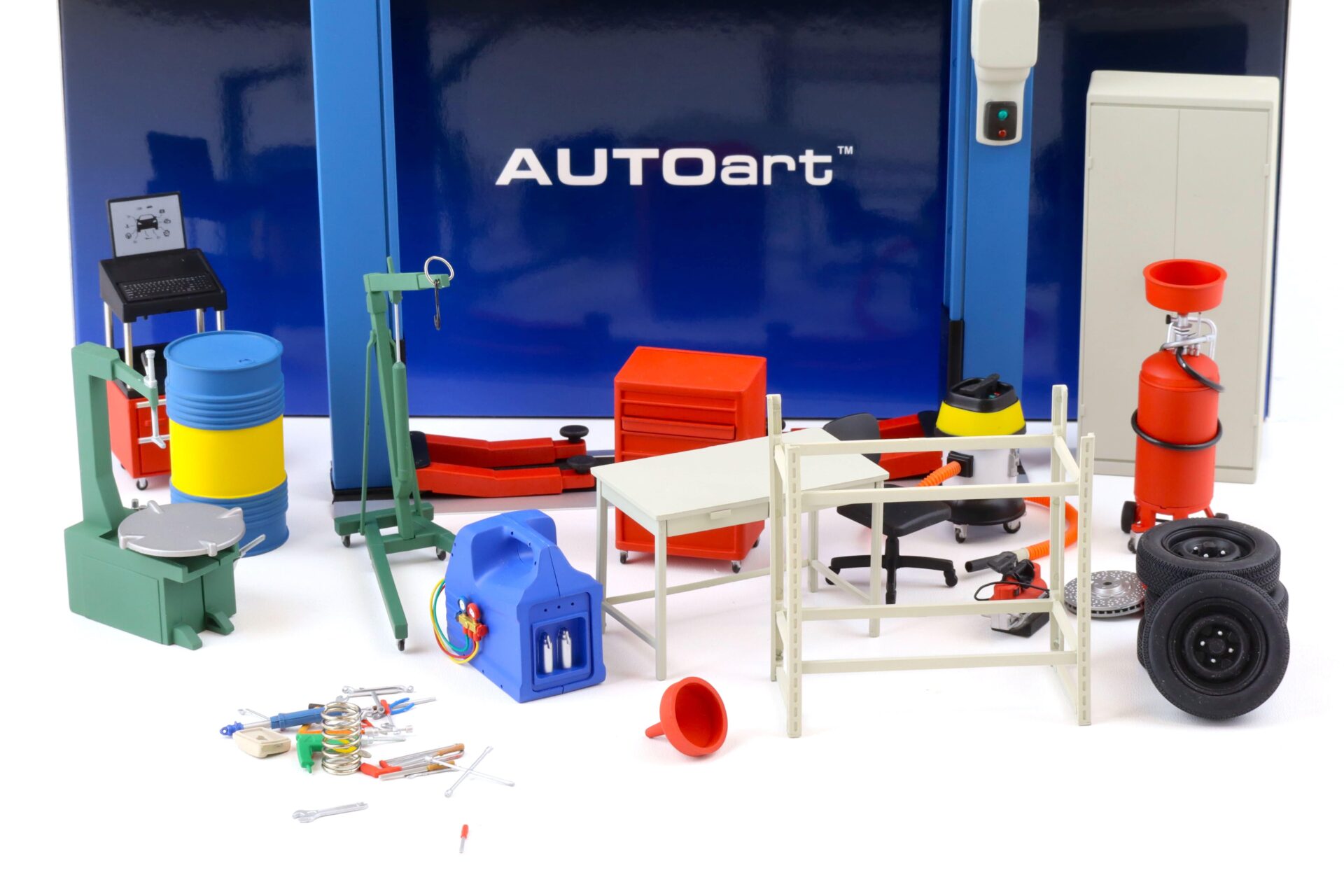 1:18 AUTOart Werkstatt GARAGE Kit SET Version 2 Zubehör Diorama 49111