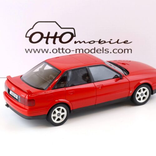 1:18 OTTO mobile OT355 Audi 80 Quattro Competition Limousine 1994 Laser red