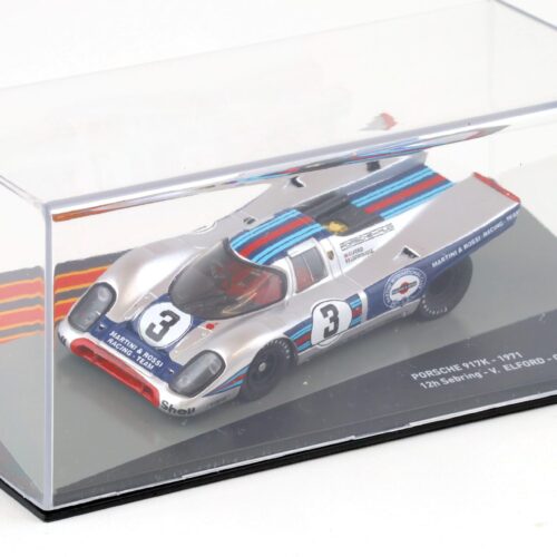 1:43 Altaya Porsche 917K 12h Sebring 1971 MARTINI #3 Elford/ Larrousse