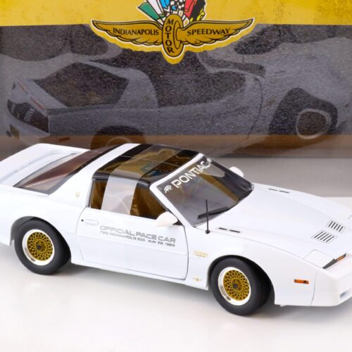 1:18 Greenlight 1989 Pontiac Firebird TTA Turbo Trans Am Official Pace Car white