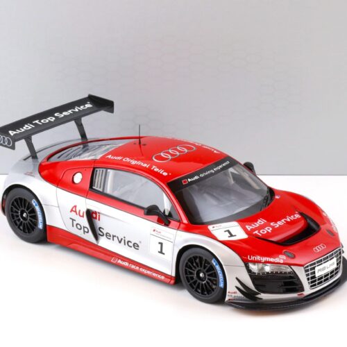 1:18 Spark Audi R8 LMS #1 Race Experience Original Teile red/ silver DEALER VERSION
