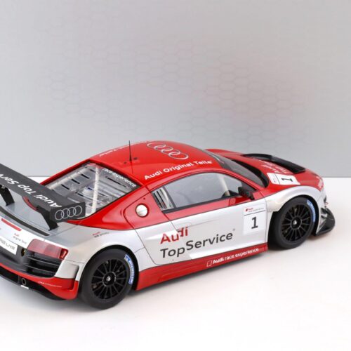 1:18 Spark Audi R8 LMS #1 Race Experience Original Teile red/ silver DEALER VERSION