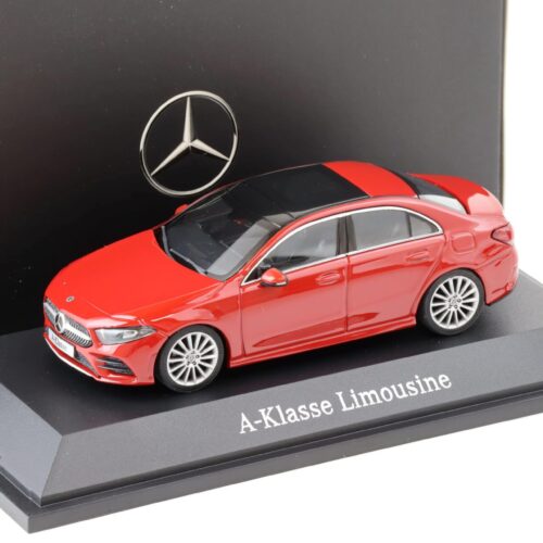 1:43 Herpa Mercedes A Class W177 jupiter red DEALER VERSION