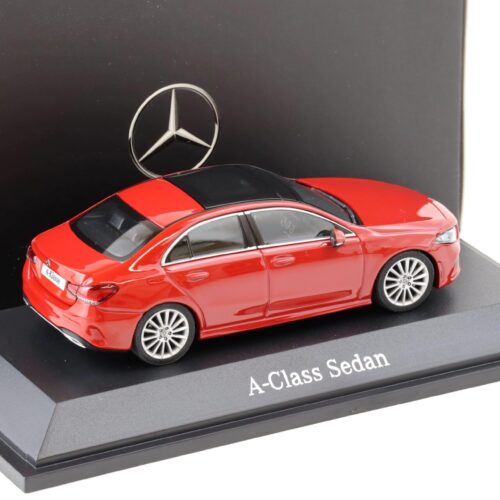 1:43 Herpa Mercedes A Class W177 jupiter red DEALER VERSION