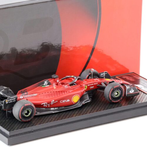1:43 BBR Ferrari F1-75 Gran Prix Bahrein 2022 vincitore Charles Leclerc - Limited 850 pcs.