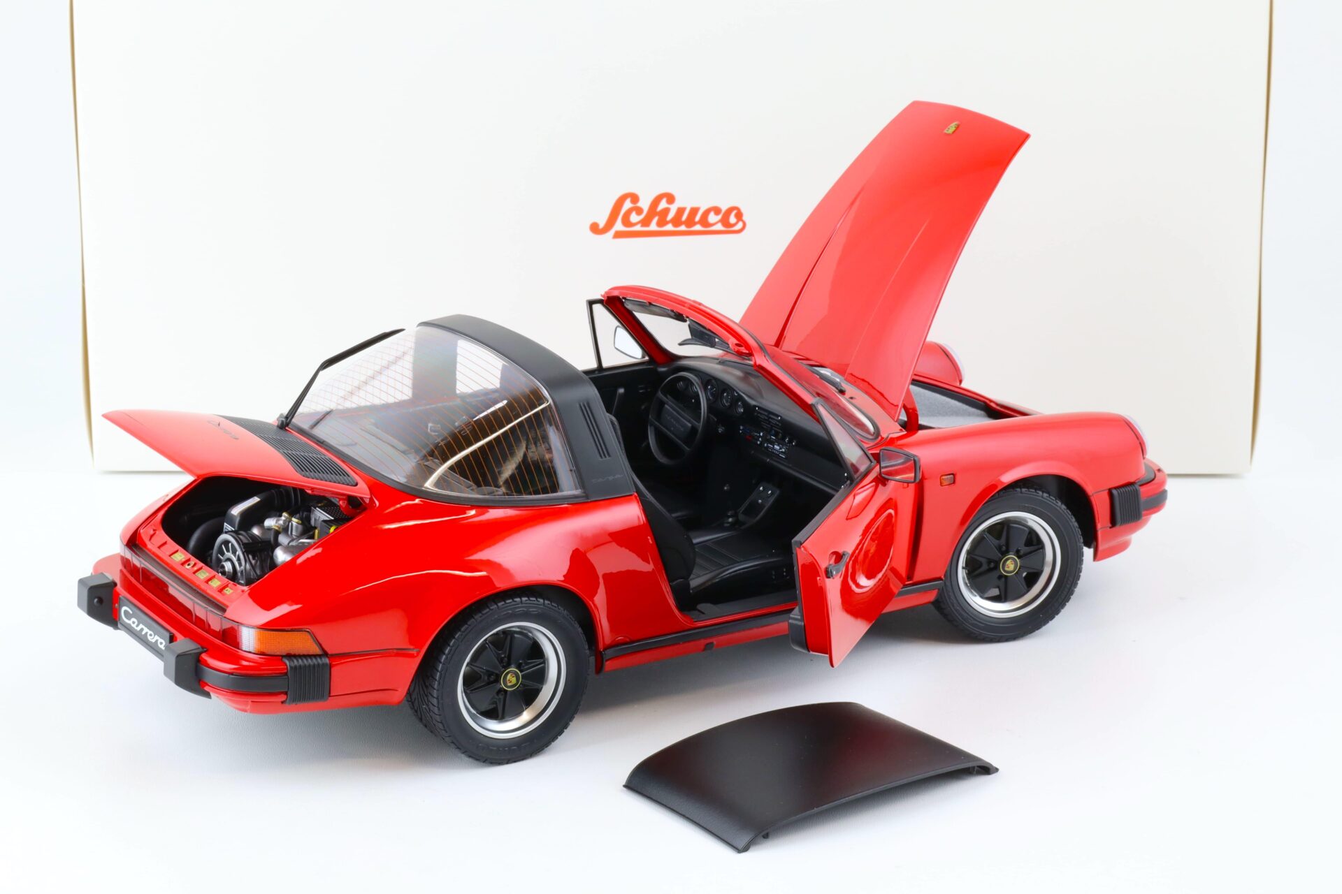 1:12 Schuco Porsche 911 Carrera 3.2 Targa indisch red