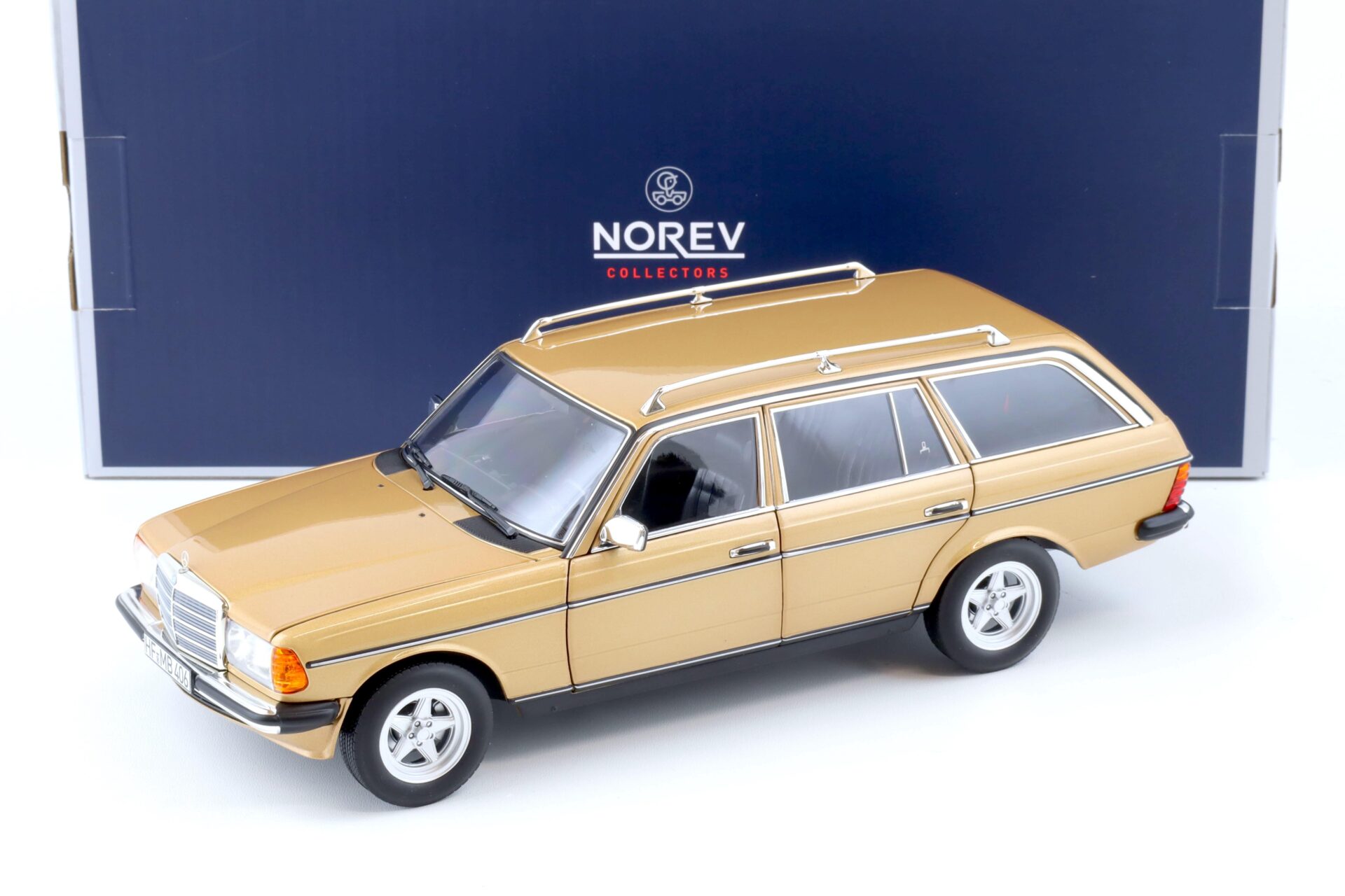 1:18 Norev Mercedes 200T S123 AMG Spec 1982 gold metallic - Limited 500 pcs.
