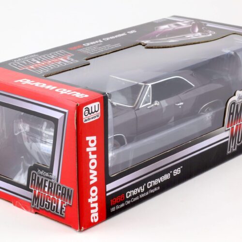 1:18 Auto World 1966 Chevrolet Chevelle SS 396 burgundy metallic