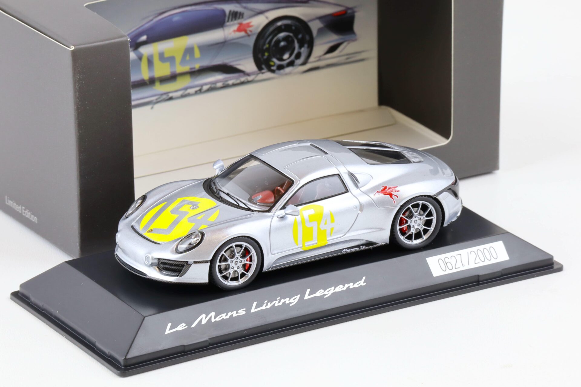 1:43 Spark Porsche Le Mans Living Legend #154 silver WAP DEALER