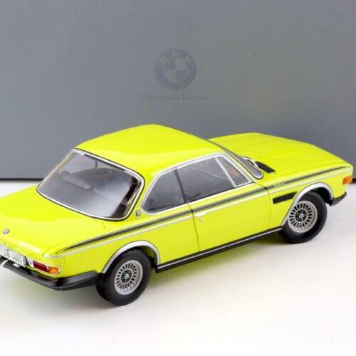 1:18 Minichamps BMW 3.0 CSL Coupe yellow 1971 DEALER VERSION
