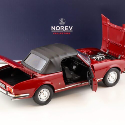 1:18 Norev Peugeot 504 Cabriolet 1969 Andalou red 184818