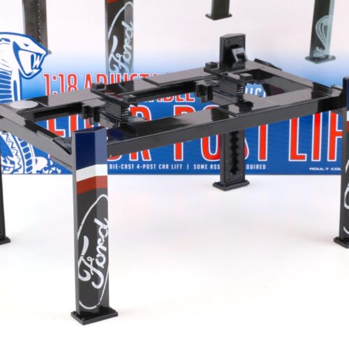 1:18 Greenlight FORD COBRA Adjustable FOUR-POST Lift Hebebühne Zubehör black