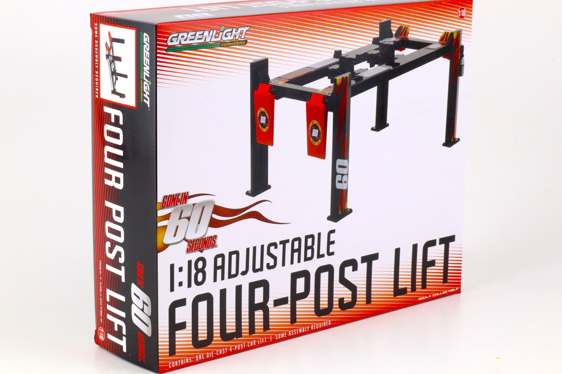1:18 Greenlight Gone in 60 Seconds Adjustable FOUR-POST Lift Hebebühne Zubehör black