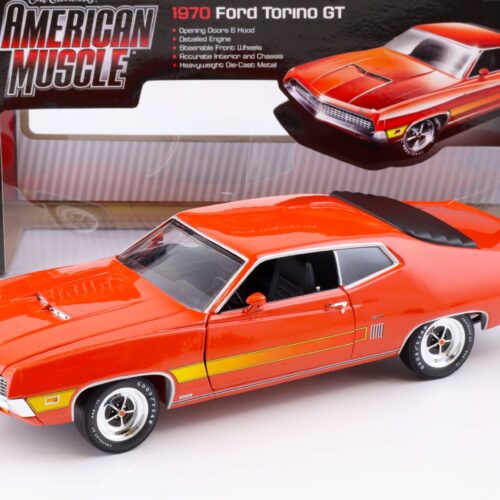 1:18 Auto World 1970 Ford Torino GT Coupe orange