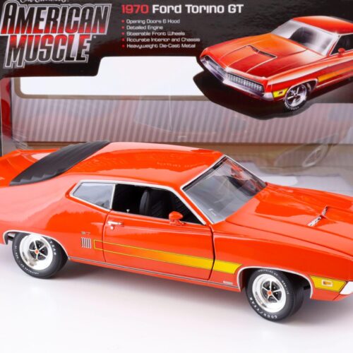 1:18 Auto World 1970 Ford Torino GT Coupe orange