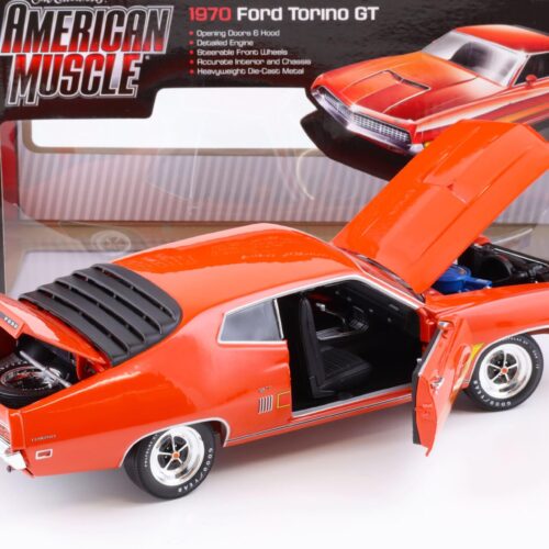 1:18 Auto World 1970 Ford Torino GT Coupe orange