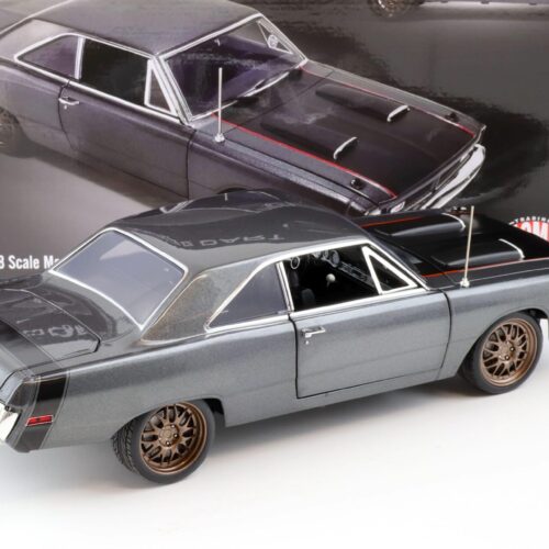 1:18 ACME 1970 Dodge Dart Bullseye Street Fighter grey metallic/ black