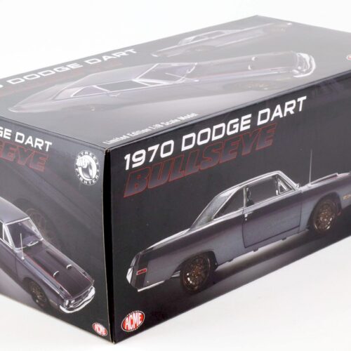 1:18 ACME 1970 Dodge Dart Bullseye Street Fighter grey metallic/ black