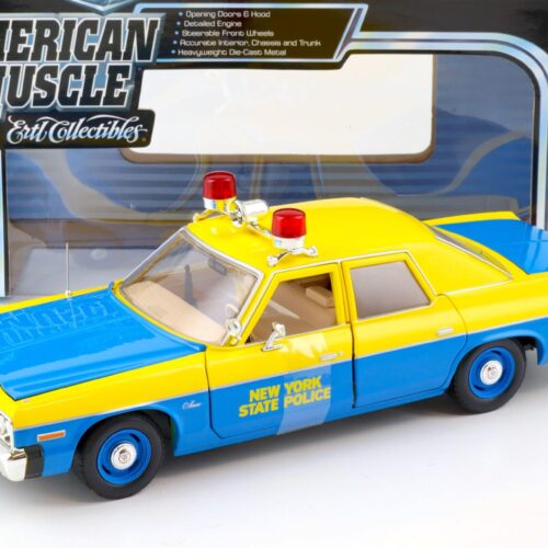1:18 ERTL Elite Edition 1974 Dodge Monaco New York State Police yellow/ blue