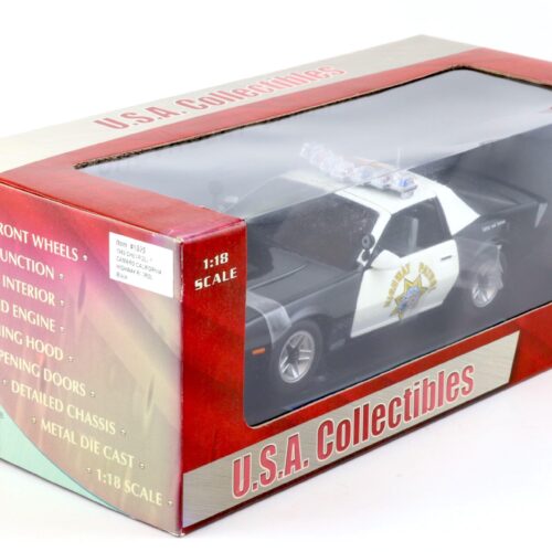1:18 Sun Star 1982 Camaro Z28 California Highway Patrol black / white
