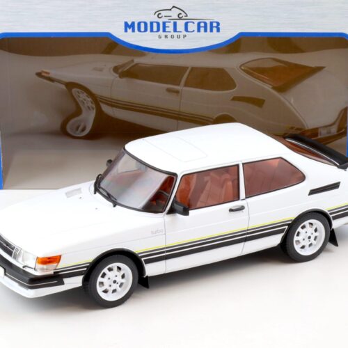 1:18 MCG Saab 900 Turbo 3-doors white/ black 1981 - Image 1