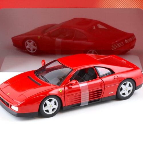 1:18 Hot Wheels Ferrari 348 TB Coupe 1989 red X5532