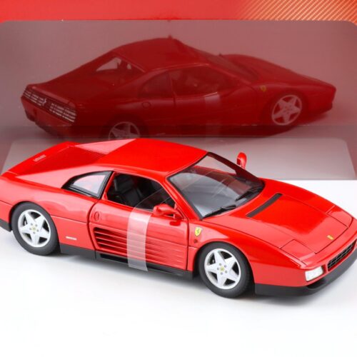 1:18 Hot Wheels Ferrari 348 TB Coupe 1989 red X5532