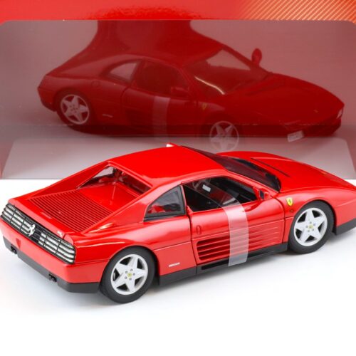 1:18 Hot Wheels Ferrari 348 TB Coupe 1989 red X5532