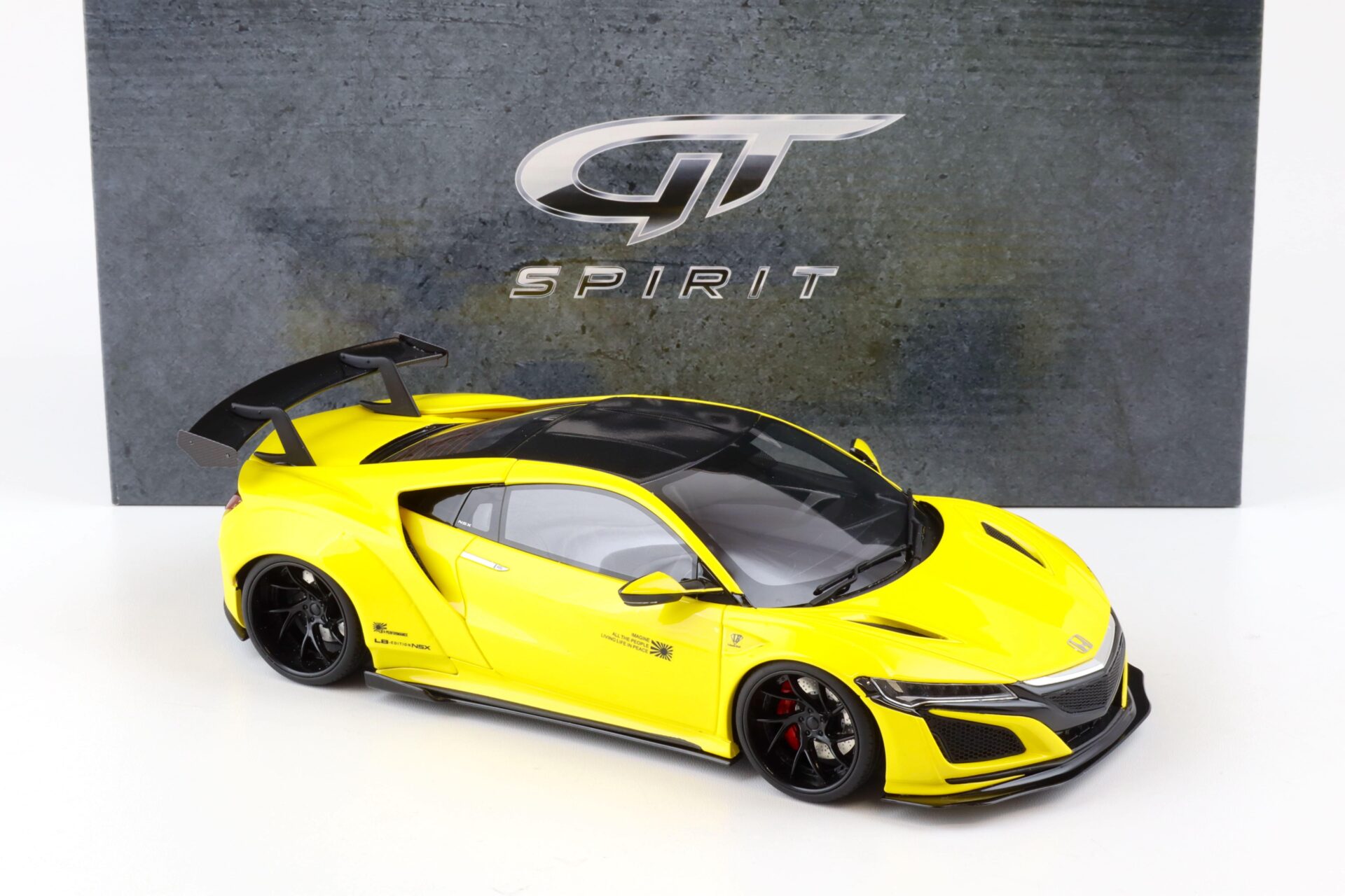 1:18 GT Spirit Asia Exclusive KJ034 Honda NSX Liberty Walk 2021 yellow