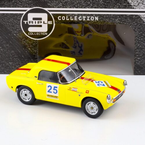 1:18 Triple9 Honda S800 closed Convertible Racing #25 yellow 1966