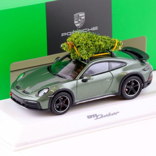 1:43 Spark Porsche 911 (992) Dakar Coupe Xmas 2023 green/black WAP DEALER