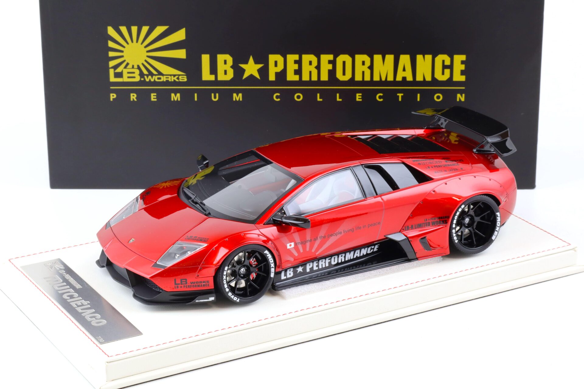 1:18 LB Performance Lamborghini Murcielago Coupe LB Works red - Limited 30 pcs.