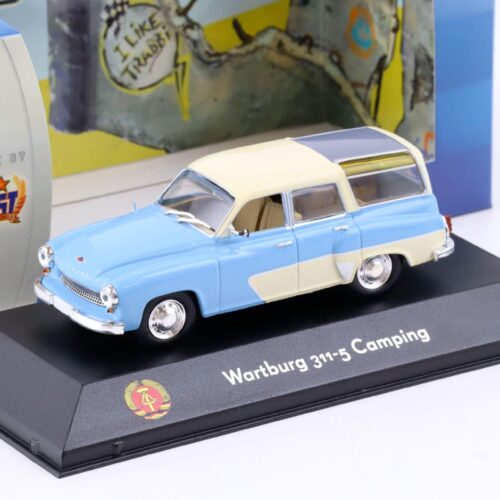 1:43 Cars&Co IST Wartburg 311-5 Camping light blue/ beige