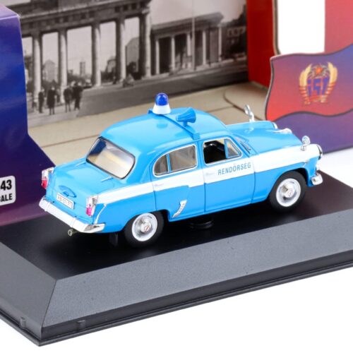 1:43 IST Models Moskwitch 407 Budapest Police Hungary 1959 blue/ white