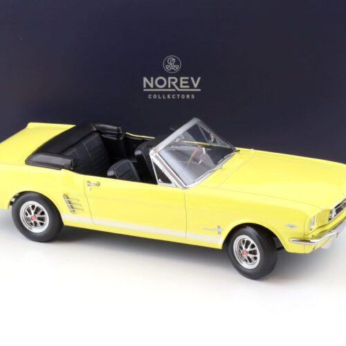 1:18 Norev Ford Mustang Convertible 1966 yellow - Limited 200 pcs.