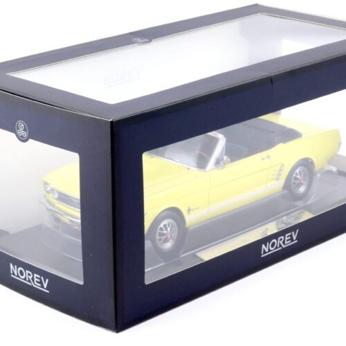 1:18 Norev Ford Mustang Convertible 1966 yellow - Limited 200 pcs.